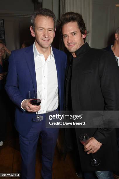 Alexander Armstrong and WIll Kemp attend a private view after party for new Royal Academy Of Arts exhibition "From Life" hosted by artist Jonathan...