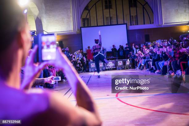 Ball voguing during the Fight AIDS Paris week by the association Act Up-Paris.