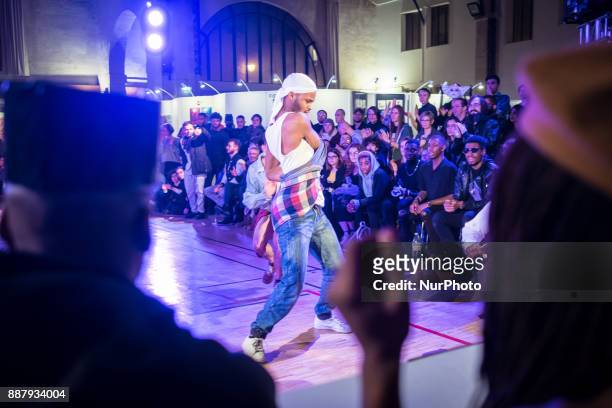 Ball voguing during the Fight AIDS Paris week by the association Act Up-Paris.