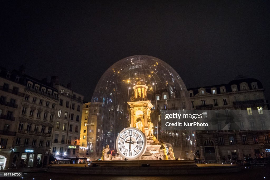 Presentation of the animations for the Fête des Lumières in Lyon