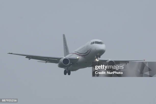 The Sukhoi Superjet 100 owned by CITYJET an Irish airline, leased to Brussels Airlines. Brussels airlines leased 5 of the SSJ100 aircrafts from...