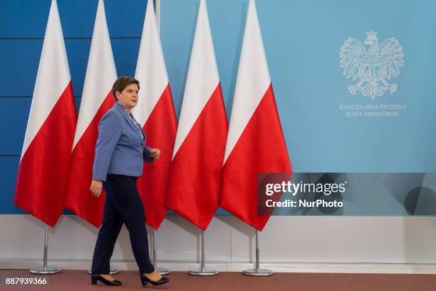 Prime Minister of Poland Beata Szydlo in Warsaw, Poland on 15 September 2016