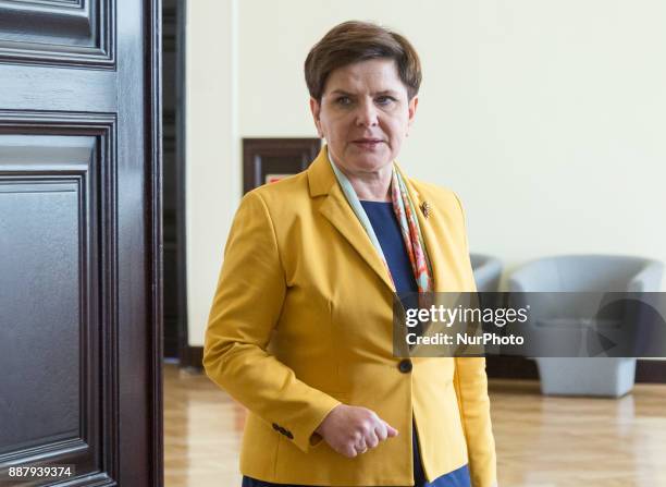 Prime Minister of Poland Beata Szydlo in Warsaw, Poland on 27 September 2016