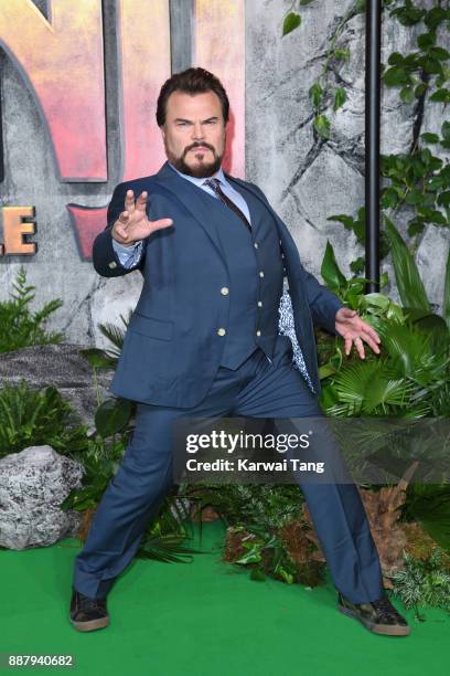 Jack Black attends the UK premiere of "Jumanji: Welcome To The Jungle" at Vue West End on December 7, 2017 in London, England.