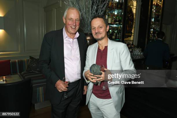 Tim Yeo and Jonathan Yeo attend a private view after party for new Royal Academy Of Arts exhibition "From Life" hosted by artist Jonathan Yeo at...
