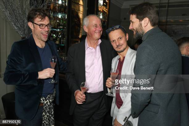 Guest, Tim Yeo, Jonathan Yeo and Kris Thykier attend a private view after party for new Royal Academy Of Arts exhibition "From Life" hosted by artist...