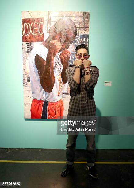 Van Ness Wu attends the VIP Preview of BACARDI, Swizz Beatz And The Dean Collection Bring NO COMMISSION Back To Miami To Celebrate 'Island Might" at...