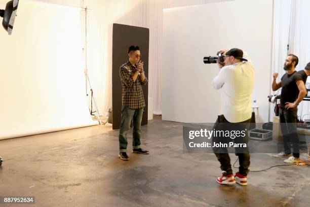 Van Ness Wu attends the VIP Preview of BACARDI, Swizz Beatz And The Dean Collection Bring NO COMMISSION Back To Miami To Celebrate 'Island Might" at...