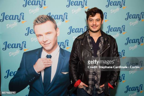 Aurelien Wiik attends the show of at Jeanfi Janssens at L'Alhambra on December 7, 2017 in Paris, France.