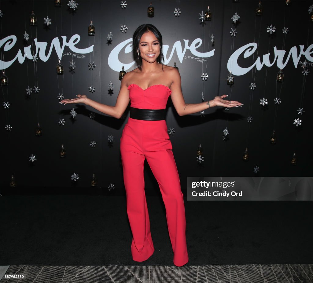 Actress & Model Karrueche Tran Hosts Curve Fragrances Holiday Party