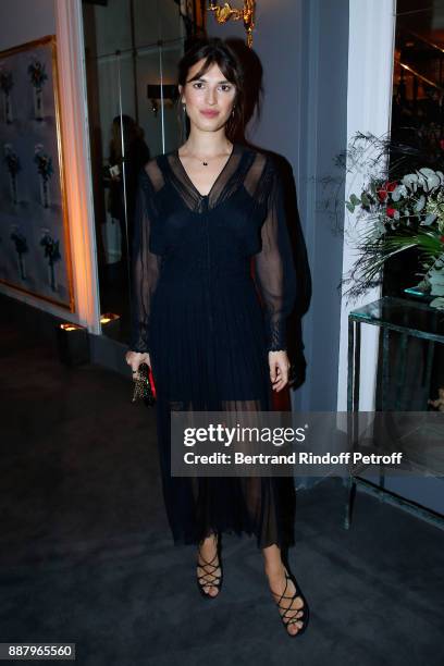 Jeanne Damas attends the Annual Charity Dinner hosted by the AEM Association Children of the World for Rwanda at Pavillon Ledoyen on December 7, 2017...