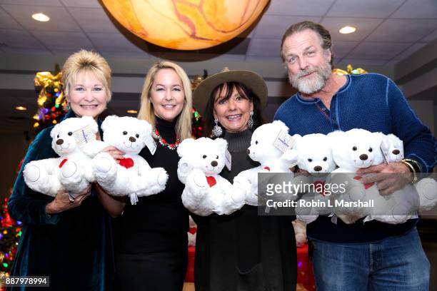 Dee Wallace, Erin Murphy, Dawn Wells and Darby Hinton attends the Holiday Tour of the Hollywood Museum at The Hollywood Museum on December 7, 2017 in...