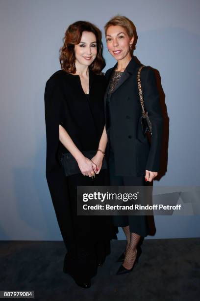 Elsa Zylberstein and Mathilde Favier attend the Annual Charity Dinner hosted by the AEM Association Children of the World for Rwanda at Pavillon...