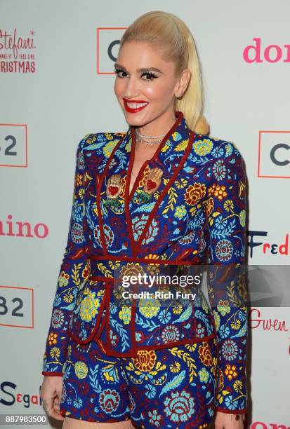 Gwen Stefani at Domino x Fred Segal and CB2 holiday Pop-Up Shop on December 7, 2017 in Los Angeles, California.