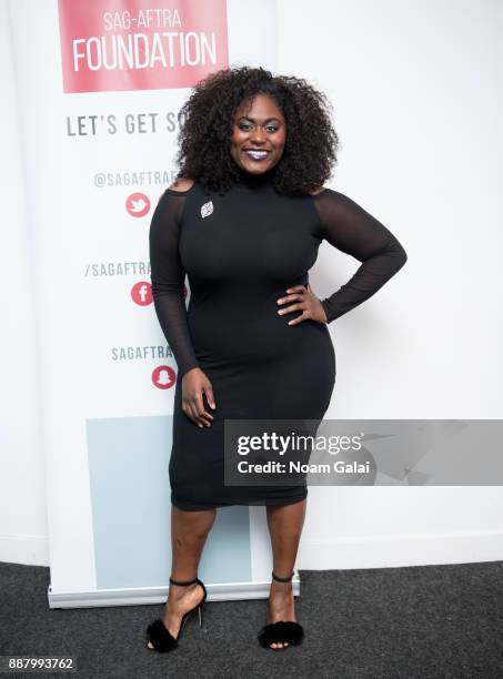 Actress Danielle Brooks attends the SAG-AFTRA Foundation Conversations: "Orange Is the New Black" at The Robin Williams Center on December 7, 2017 in...