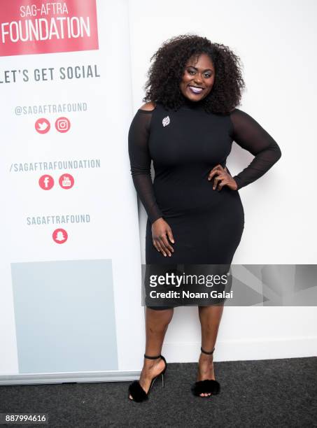 Actress Danielle Brooks attends the SAG-AFTRA Foundation Conversations: "Orange Is the New Black" at The Robin Williams Center on December 7, 2017 in...