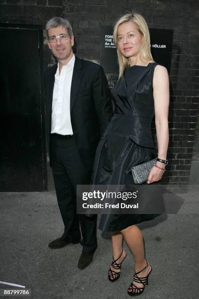 Lady Helen Taylor and Tim Taylor appear at the Prada Congo Benefit Party at The Double Club on July 2, 2009 in London, England.