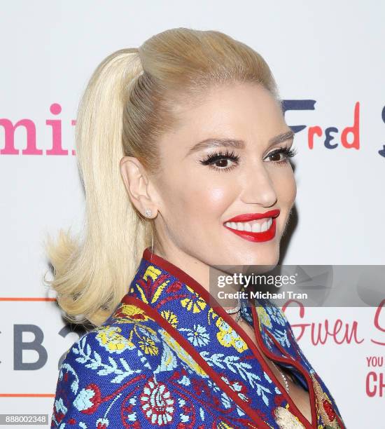 Gwen Stefani attends Domino x Fred Segal and CB2 Pop Up held at Fred Segal on December 7, 2017 in Los Angeles, California.