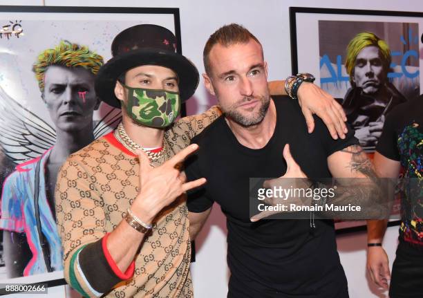caption Facet Give rights Alec Monopoly and Philipp Plein attend Haute Living's VIP Pop-Up... News  Photo - Getty Images