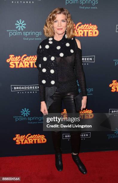 Actress Rene Russo attends the premiere of Broad Green Pictures' "Just Getting Started" at ArcLight Hollywood on December 7, 2017 in Hollywood,...