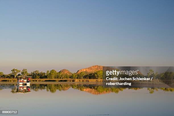 lake kununurra, kimberley, western australia, australia, pacific - kimberley boat bildbanksfoton och bilder