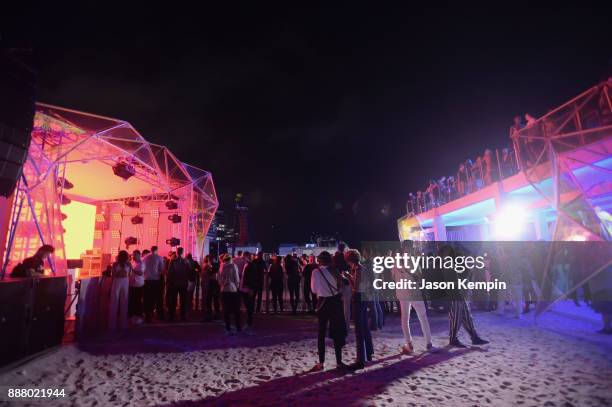 View of the American Express Platinum House at The Miami Beach EDITION on December 7, 2017 in Miami Beach, Florida.