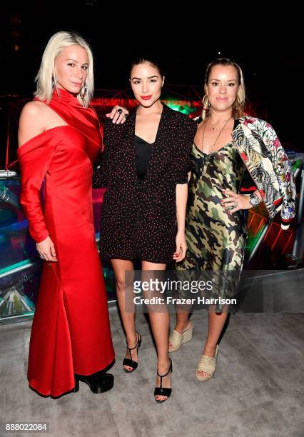 Jennifer Fisher, Olivia Culpo and Janey Whiteside celebrate Miami Art Week at the American Express Platinum House at The Miami Beach EDITION on...