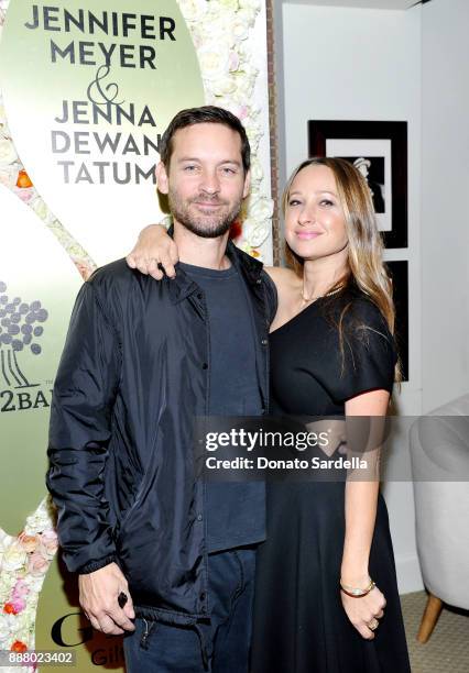 Tobey Maguire and Jennifer Meyer at Gilt.com, Jennifer Meyer & Jenna Dewan Tatum's Exclusive Jewelry Collection Launch Benefitting Baby2Baby at...