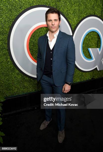 James Marsden attends the 2017 GQ Men of the Year party at Chateau Marmont on December 7, 2017 in Los Angeles, California.