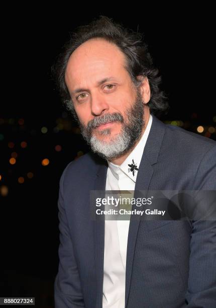 Luca Guadagnino attends GQ and Dior Homme private dinner in celebration of The 2017 GQ Men Of The Year Party at Chateau Marmont on December 7, 2017...