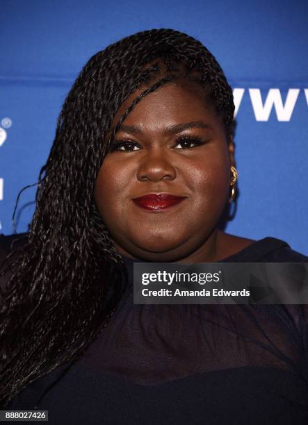 Actress Gabourey Sidibe arrives at the Children's Defense Fund-California's 27th Annual Beat The Odds Awards at the Beverly Wilshire Four Seasons...