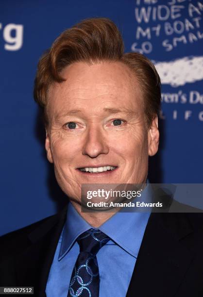 Talk show host Conan O'Brien arrives at the Children's Defense Fund-California's 27th Annual Beat The Odds Awards at the Beverly Wilshire Four...