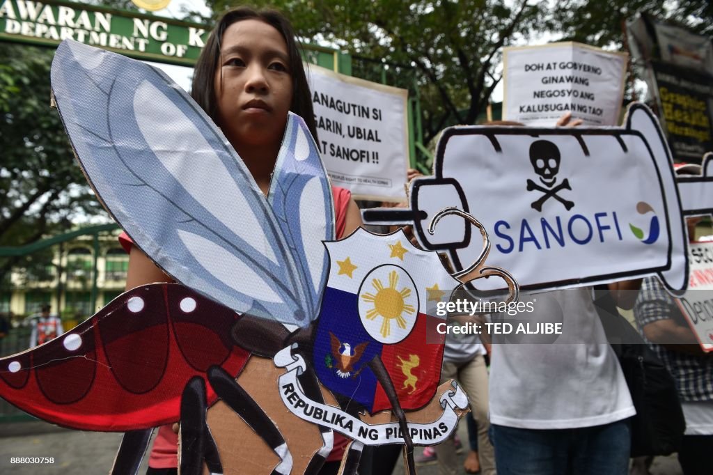 PHILIPPINES-FRANCE-HEALTH-DENGUE-VACCINE