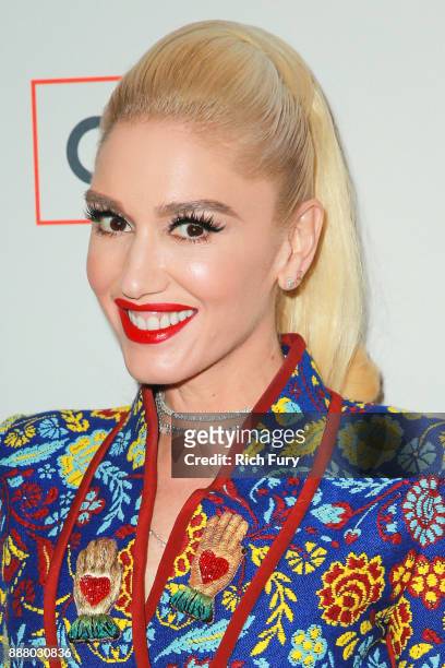 Gwen Stefani attends the Domino Holiday Pop-Up Shop on December 7, 2017 in Los Angeles, California.