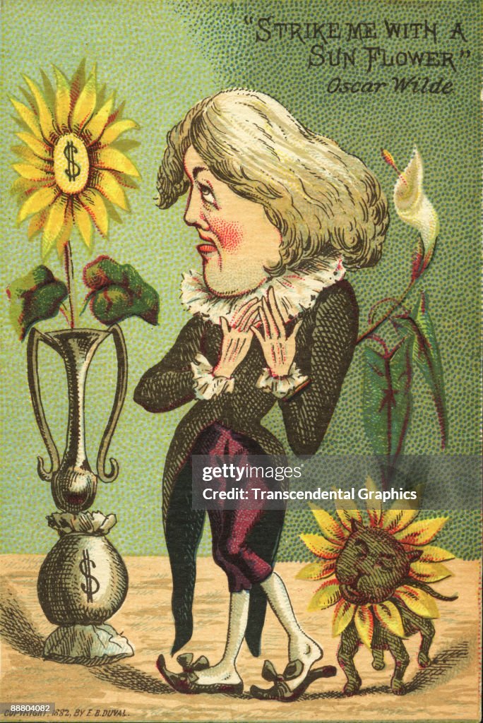 Oscar Wilde On Trade Card