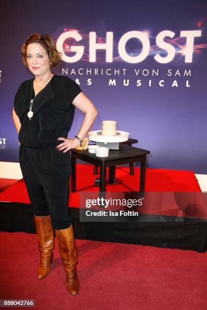 German actress Muriel Baumeister during the premiere of 'Ghost - Das Musical' at Stage Theater on December 7, 2017 in Berlin, Germany.