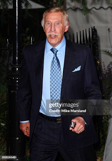 Entertainer Bruce Forsyth arrives at Sir David Frost's Summer Party on July 2, 2009 in London, England.