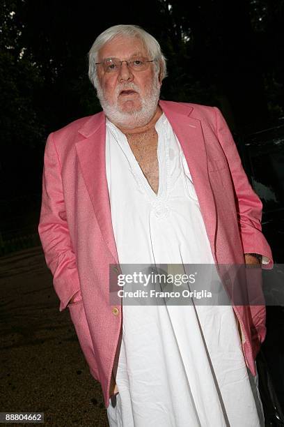 Italian actor Paolo Villaggio attends the Globi D'Oro Awards at the German Acadamy of Villa Massimo on July 2, 2009 in Rome, Italy.