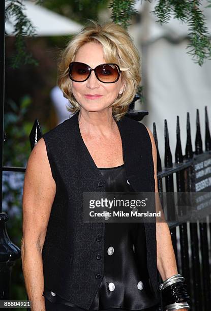 Actress Felicity Kendal arrives at Sir David Frost's Summer Party on July 2, 2009 in London, England.
