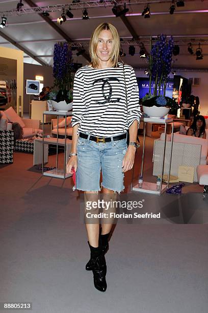German Instyle chief editor Annette Weber attends the 'Lala Berlin Fashion Show' during the Mercedes-Benz Fashion Week S/S 2010 on July 2, 2009 in...