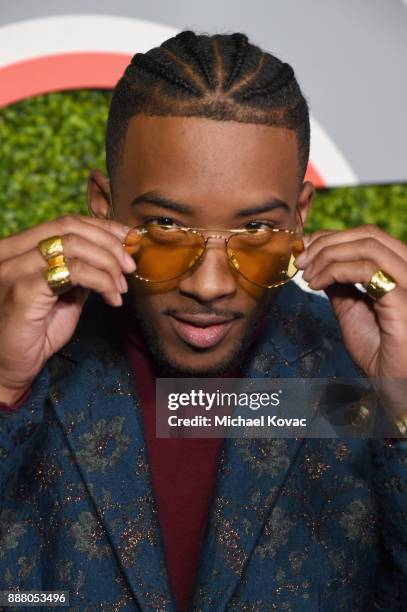 Algee Smith attends the 2017 GQ Men of the Year party at Chateau Marmont on December 7, 2017 in Los Angeles, California.