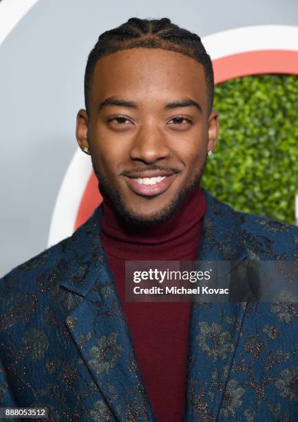 Algee Smith attends the 2017 GQ Men of the Year party at Chateau Marmont on December 7, 2017 in Los Angeles, California.