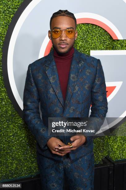 Algee Smith attends the 2017 GQ Men of the Year party at Chateau Marmont on December 7, 2017 in Los Angeles, California.