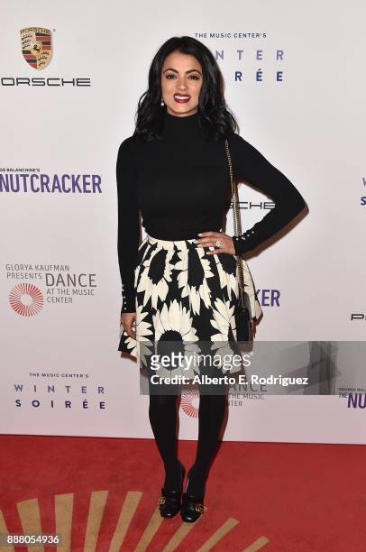 Personality Golnesa Gharachedaghi attends the premiere of The New "George Balanchine's The Nutcracker" at The Dorothy Chandler Pavillion at the Music...