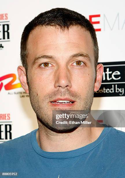 Actor Ben Affleck arrives at the Ante Up for Africa celebrity poker tournament at the Rio Hotel & Casino July 2, 2009 in Las Vegas, Nevada. Proceeds...