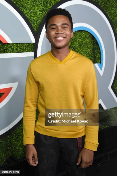 Chosen Jacobs attends the 2017 GQ Men of the Year party at Chateau Marmont on December 7, 2017 in Los Angeles, California.