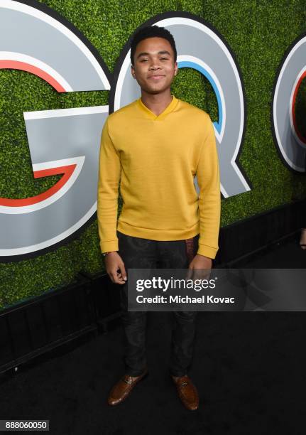 Chosen Jacobs attends the 2017 GQ Men of the Year party at Chateau Marmont on December 7, 2017 in Los Angeles, California.