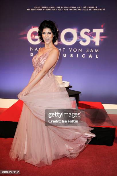 Model Micaela Schaefer during the premiere of 'Ghost - Das Musical' at Stage Theater on December 7, 2017 in Berlin, Germany.