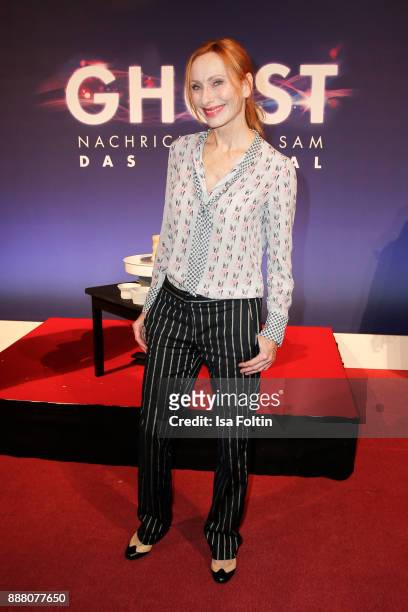 German actress Andrea Sawatzki during the premiere of 'Ghost - Das Musical' at Stage Theater on December 7, 2017 in Berlin, Germany.