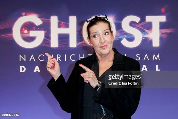 German actress Katy Karrenbauer during the premiere of 'Ghost - Das Musical' at Stage Theater on December 7, 2017 in Berlin, Germany.